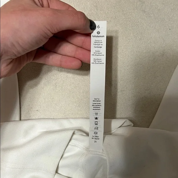 White lululemon align leggings - Picture 4 of 6
